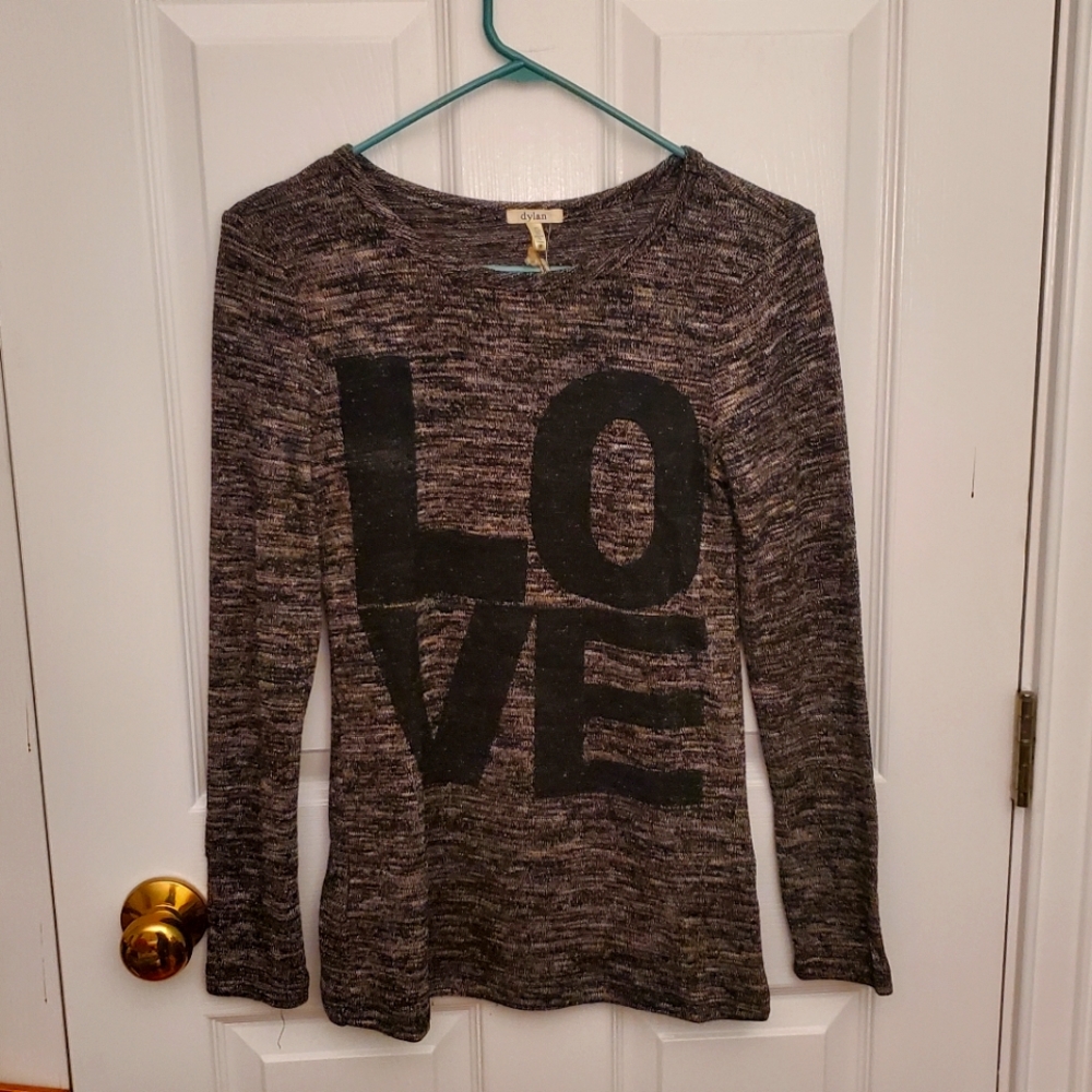 NWT Dylan Gray LOVE Top